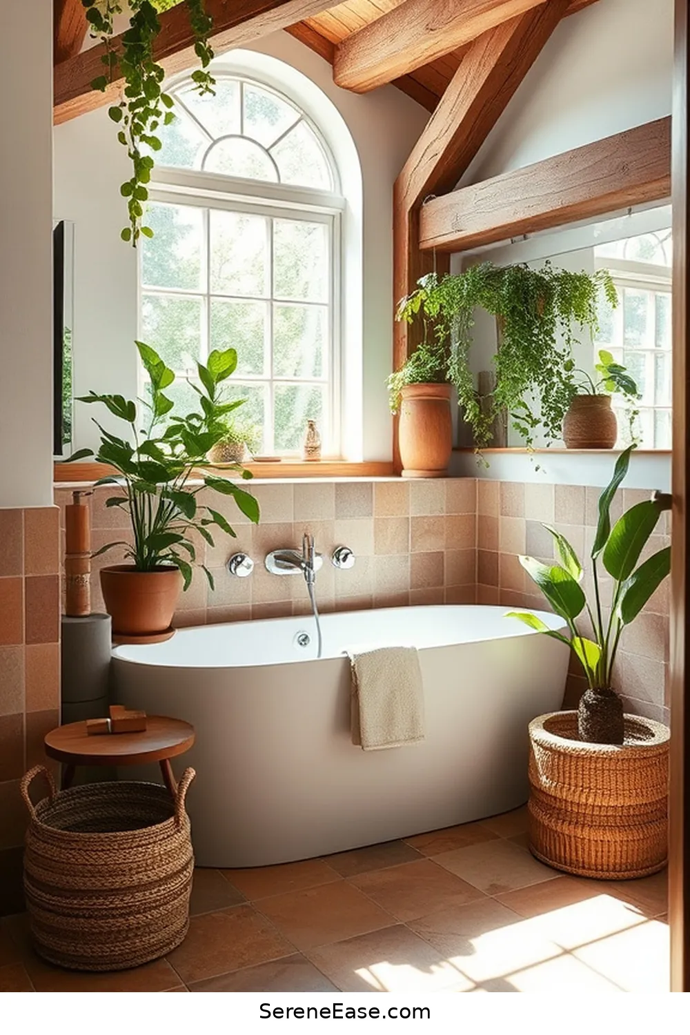 21 Ways to Incorporate Earth Tones in Scandinavian Style Bathrooms 15 Use Reclaimed Materials for 21 Ways to Incorporate Earth Tones in Scandinavian Style Bathrooms