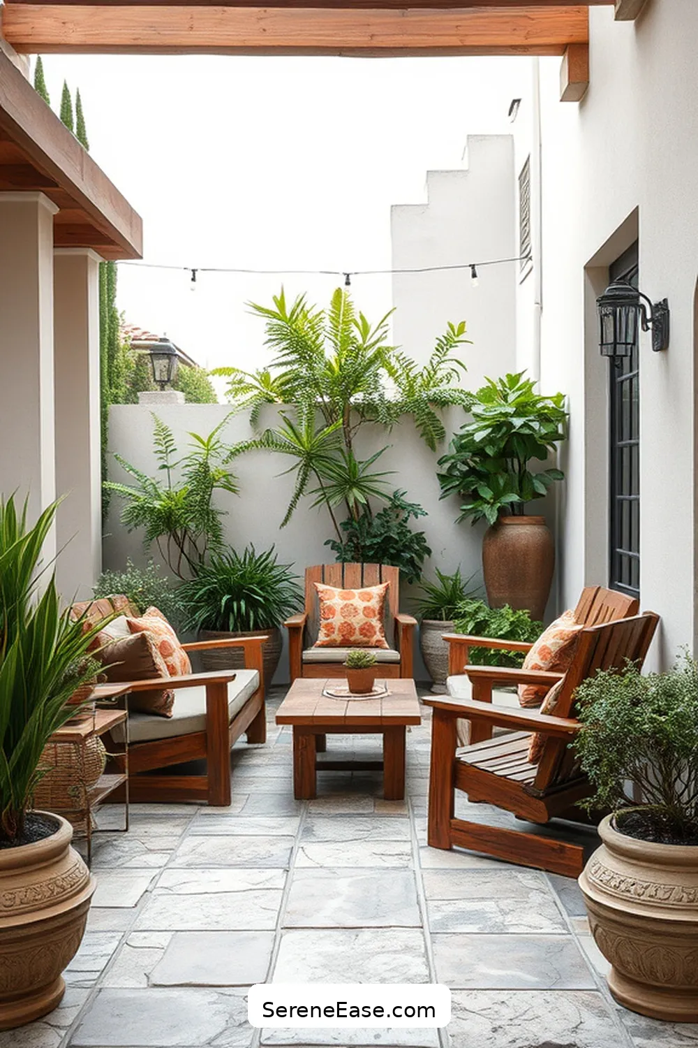 21 Ways to Incorporate Earth Tones in Scandinavian Style Outdoor Patios 18 Use Natural Stone Tiles for 21 Ways to Incorporate Earth Tones in Scandinavian Style Outdoor Patios