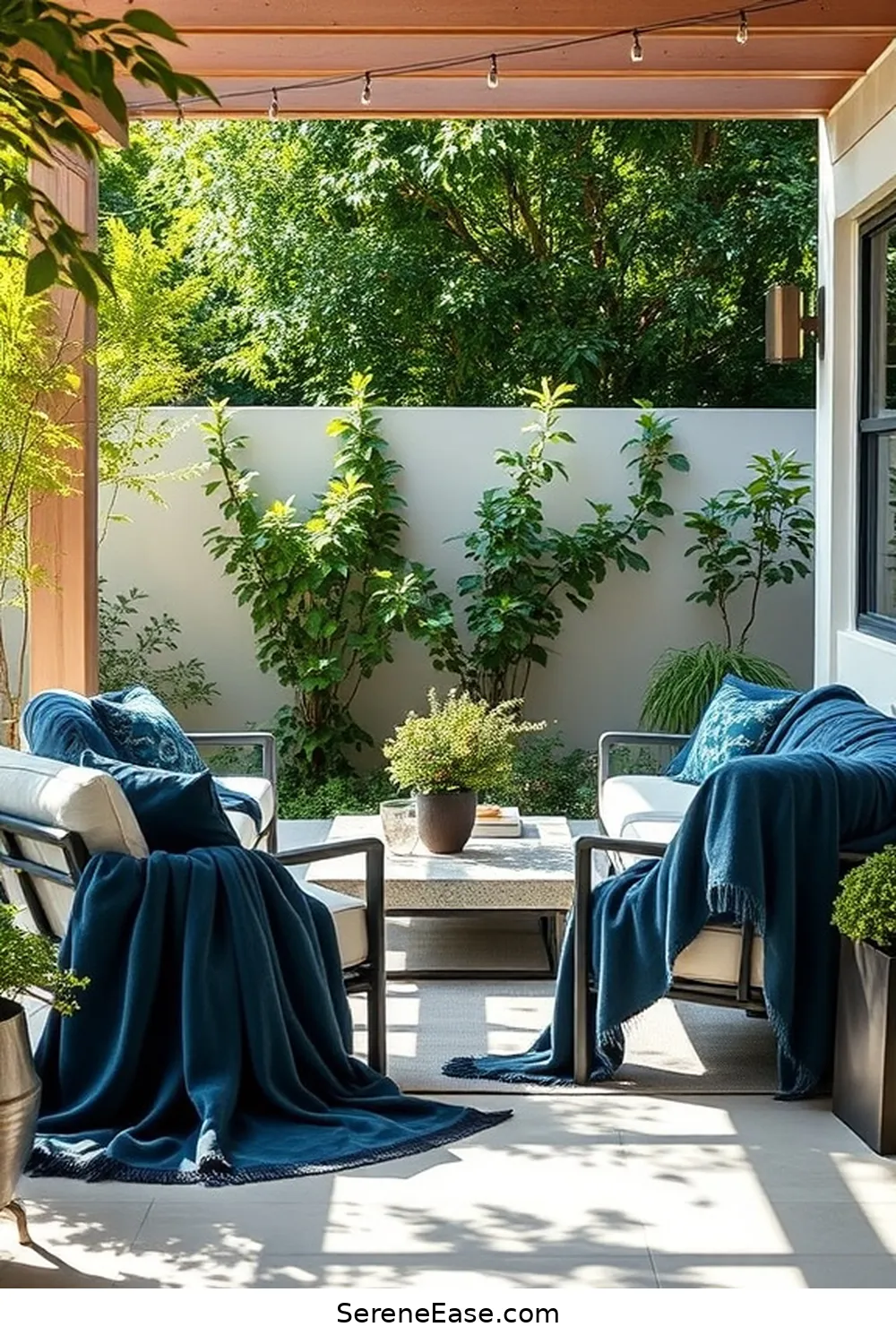 21 Ways to Incorporate Jewel Tones in Minimalist Outdoor Patio Style 8 Incorporate Colorful Throw Blankets for 21 Ways to Incorporate Jewel Tones in Minimalist Outdoor Patio Style