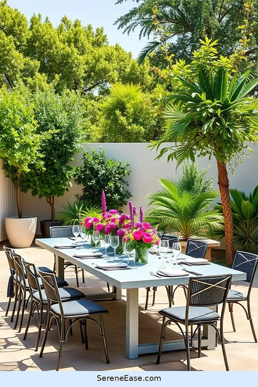 21 Ways to Incorporate Jewel Tones in Minimalist Outdoor Patio Style 17 Use Jewel-Toned Table Centerpieces for 21 Ways to Incorporate Jewel Tones in Minimalist Outdoor Patio Style