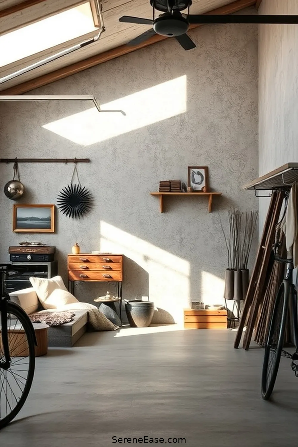 21 Ways to Incorporate Neutral Tones in Rustic Garage Style 12 Implement Subtle Wallpaper Designs for 21 Ways to Incorporate Neutral Tones in Rustic Garage Style