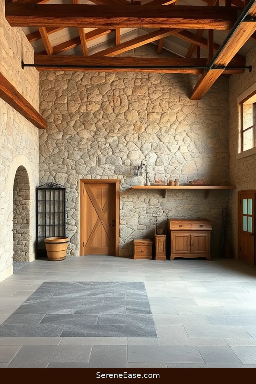 21 Ways to Incorporate Neutral Tones in Rustic Garage Style 6 Utilize Natural Stone Elements for 21 Ways to Incorporate Neutral Tones in Rustic Garage Style