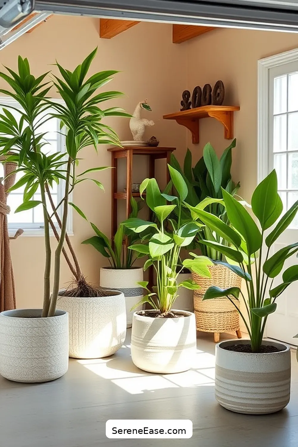 21 Ways to Incorporate Neutral Tones in Your Coastal Style Garage 15 Add Indoor Plants in Neutral Pots for 21 Ways to Incorporate Neutral Tones in Your Coastal Style Garage