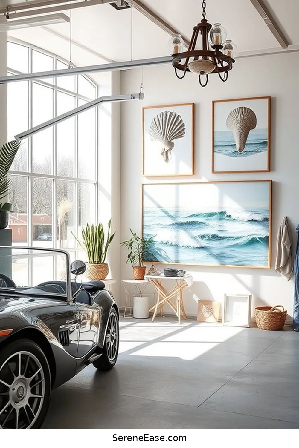 21 Ways to Incorporate Neutral Tones in Your Coastal Style Garage 7 Hang Coastal-Inspired Artwork for 21 Ways to Incorporate Neutral Tones in Your Coastal Style Garage