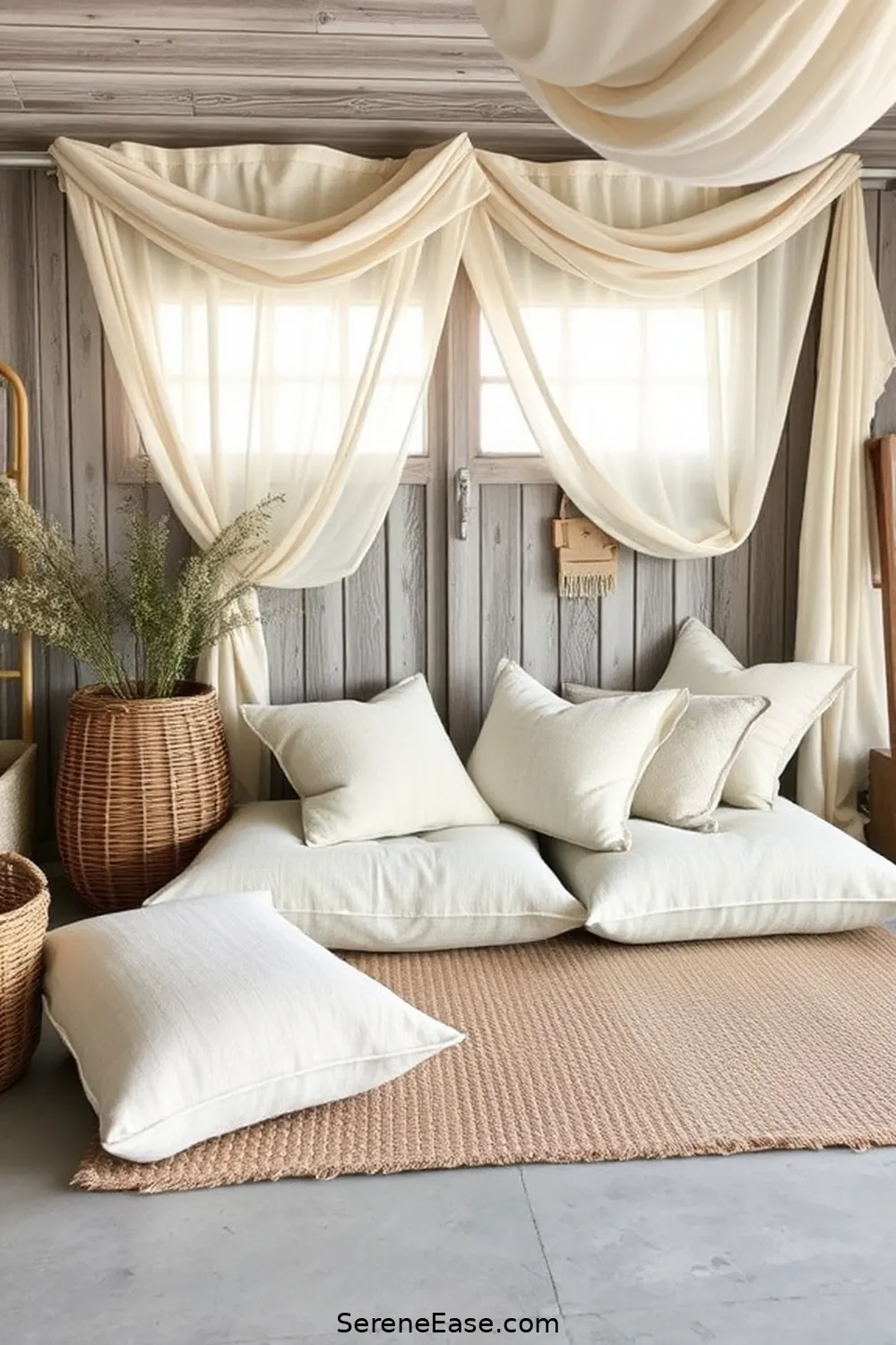 21 Ways to Incorporate Neutral Tones in Your Coastal Style Garage 12 Incorporate Textured Fabrics in Neutral Tones for 21 Ways to Incorporate Neutral Tones in Your Coastal Style Garage