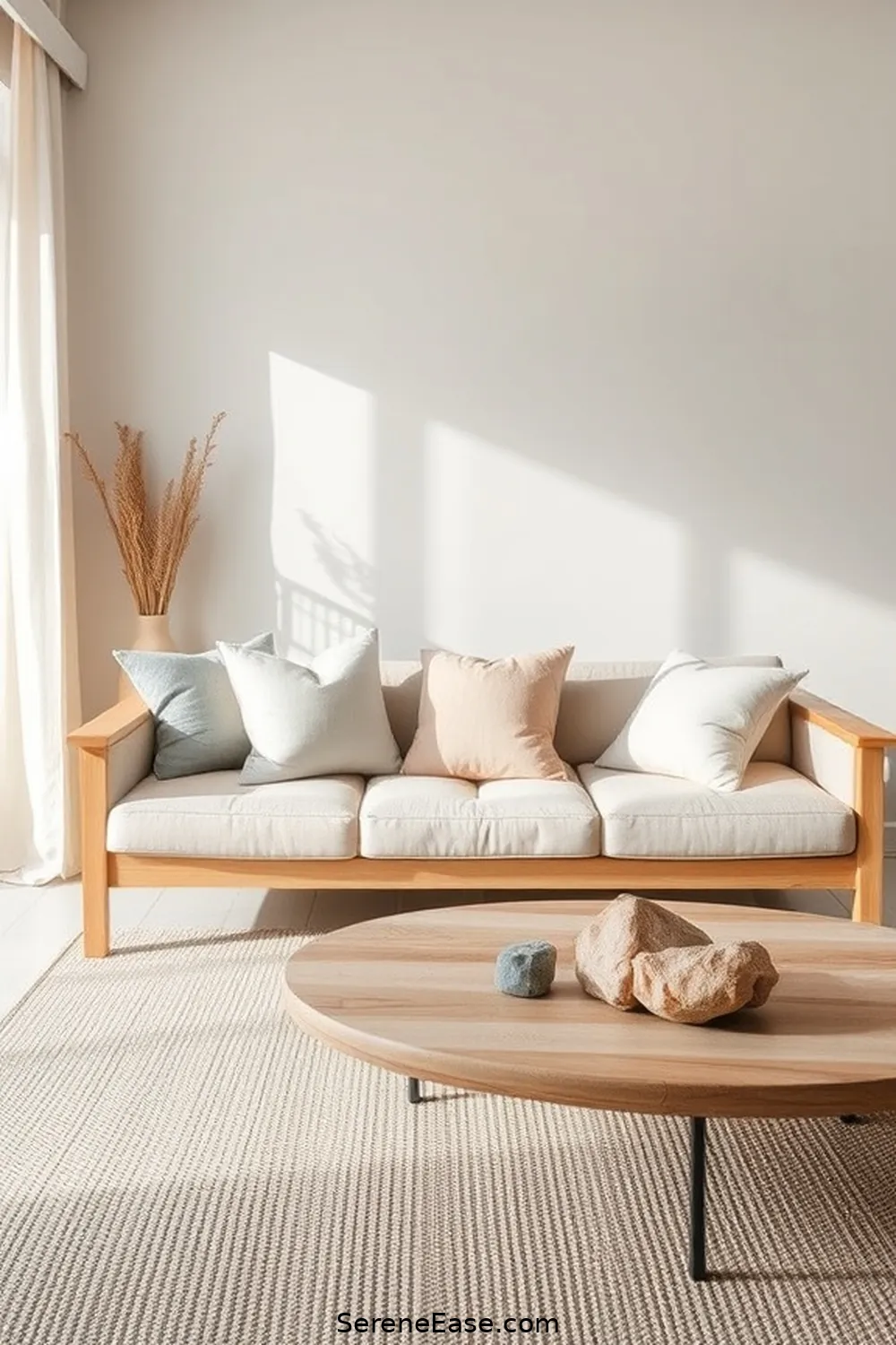 21 Ways to Incorporate Pastels in Minimalist Style Living Rooms 22 Blend Pastels With Natural Materials for 21 Ways to Incorporate Pastels in Minimalist Style Living Rooms