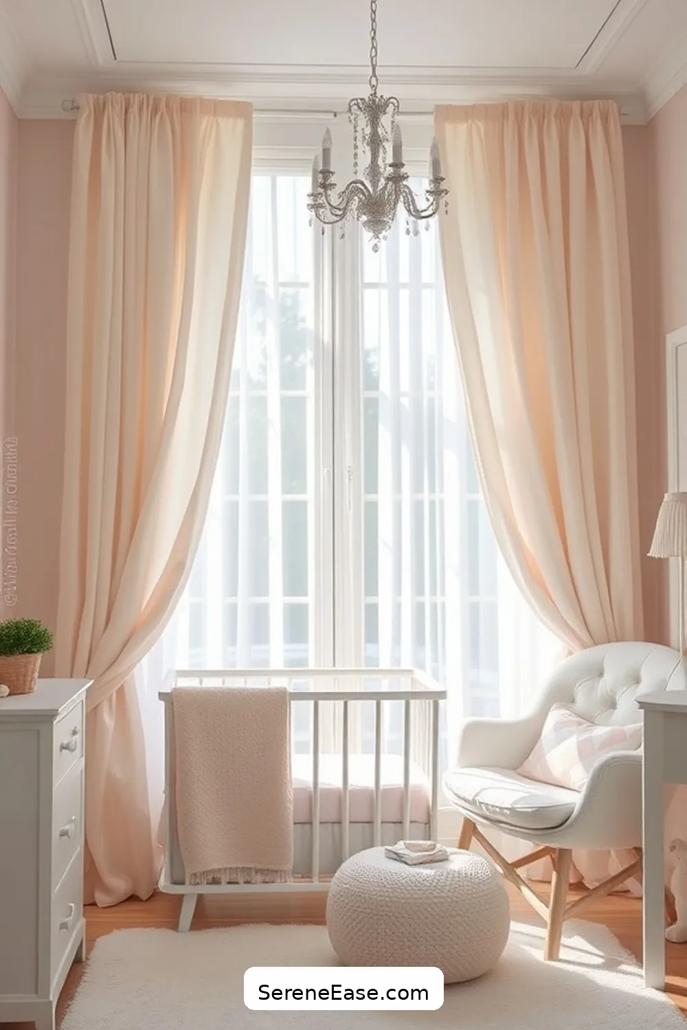 21 Ways to Incorporate Pastels in Scandinavian-Style Nurseries 15 Add Pastel Curtains for 21 Ways to Incorporate Pastels in Scandinavian-Style Nurseries