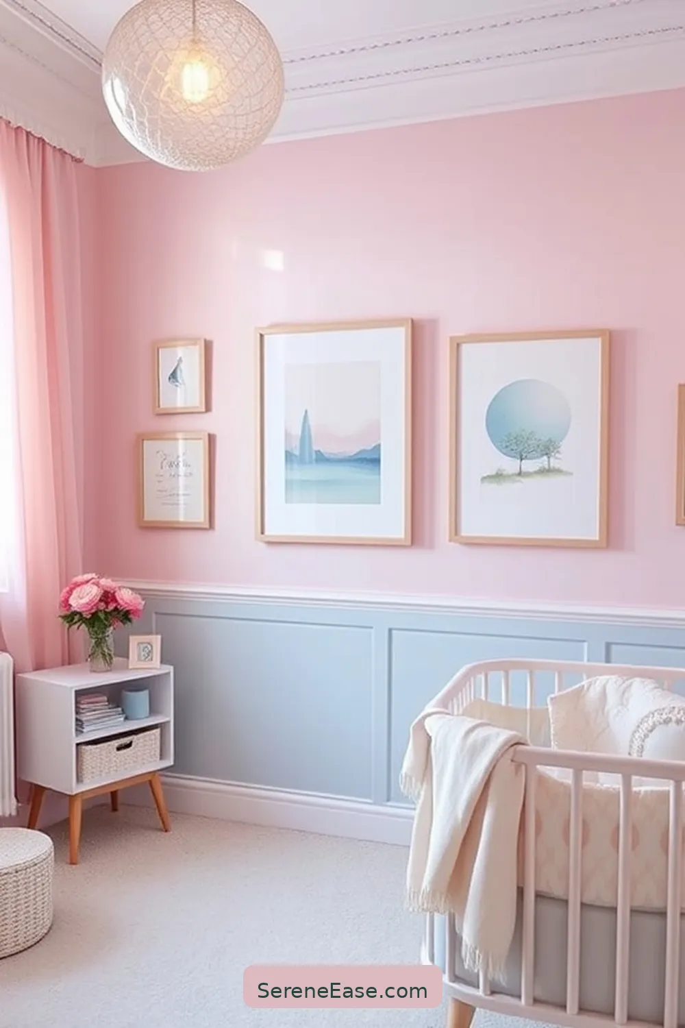 21 Ways to Incorporate Pastels in Scandinavian-Style Nurseries 6 Add Pastel Wall Art for 21 Ways to Incorporate Pastels in Scandinavian-Style Nurseries