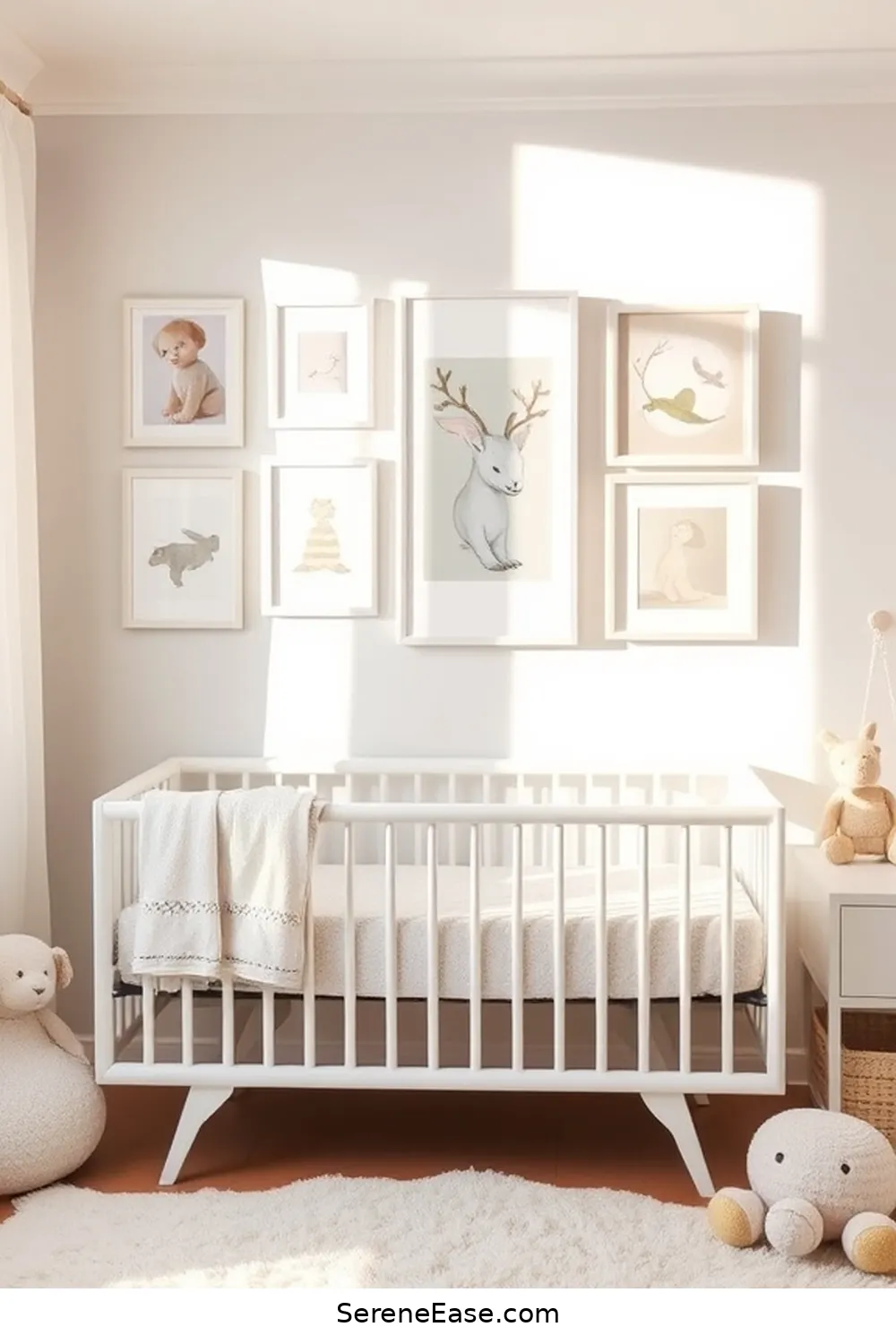 21 Ways to Incorporate Pastels in Scandinavian-Style Nurseries 11 Create a Pastel Gallery Wall for 21 Ways to Incorporate Pastels in Scandinavian-Style Nurseries