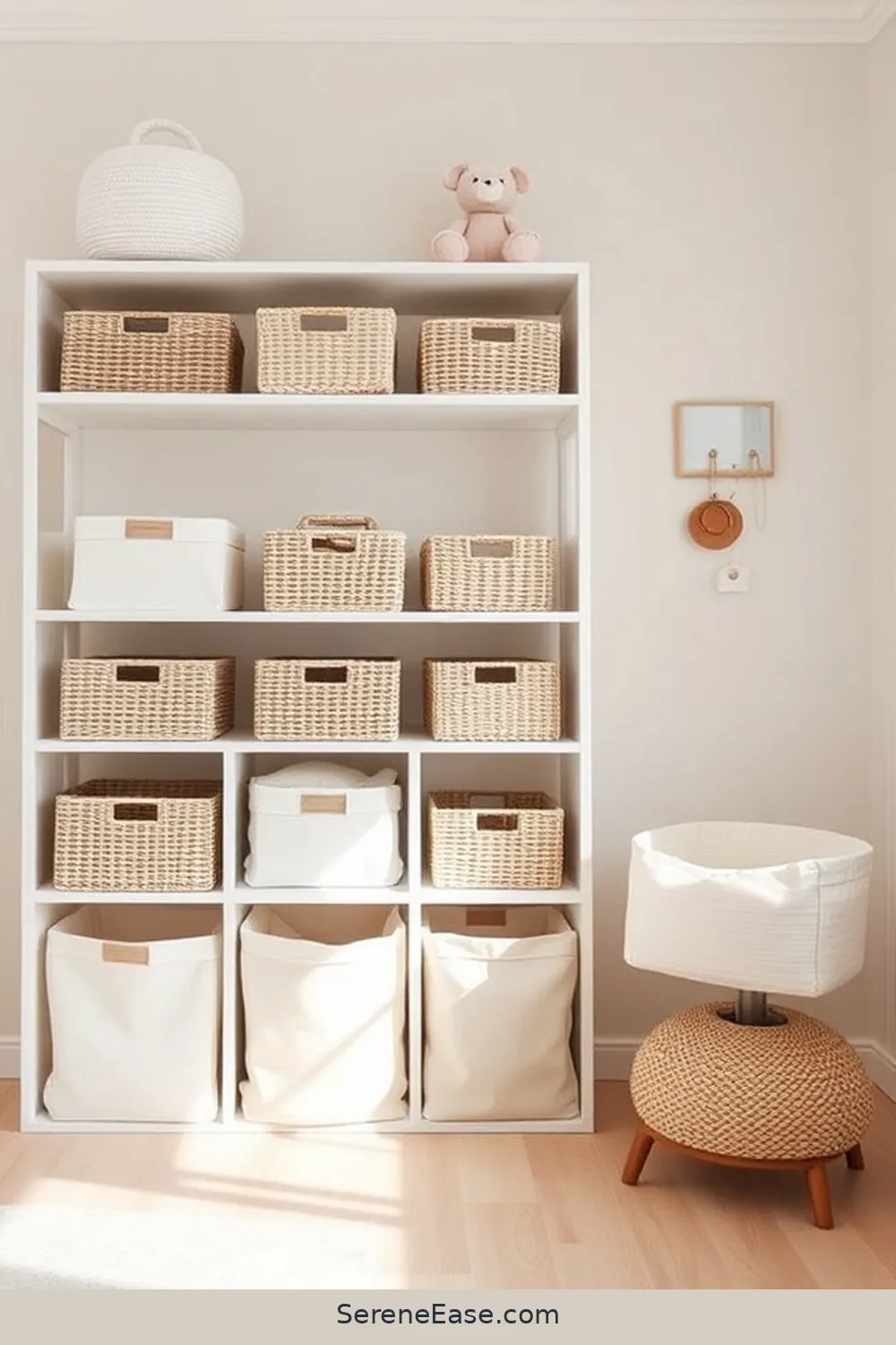 21 Ways to Incorporate Pastels in Scandinavian-Style Nurseries 12 Use Pastel Storage Solutions for 21 Ways to Incorporate Pastels in Scandinavian-Style Nurseries