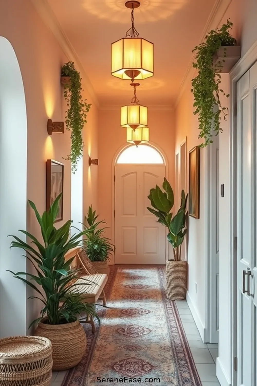 21 Ways to Incorporate Pastels in a Bohemian Hallway Style 8 7. Use Pastel Lighting Fixtures for 21 Ways to Incorporate Pastels in a Bohemian Hallway Style