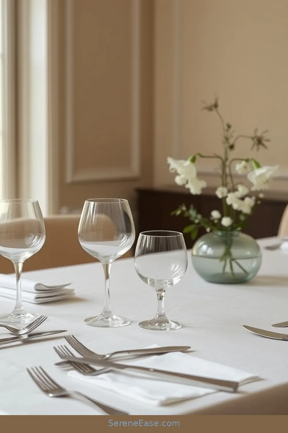 21 Ways to Use Metallic Accents in a Minimalist Dining Room Style 7 Select Metallic Flatware for 21 Ways to Use Metallic Accents in a Minimalist Dining Room Style