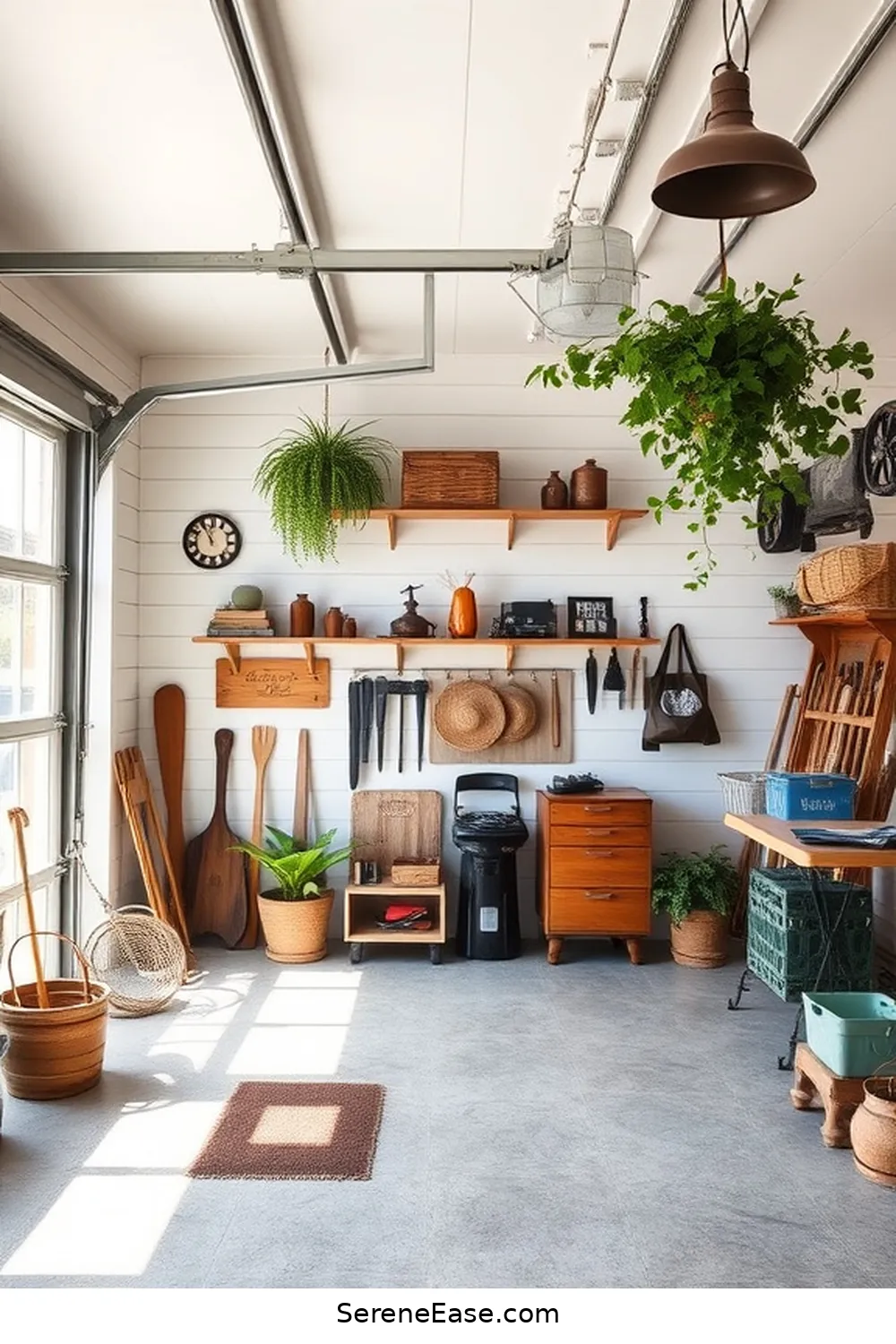 21 Ways to Use Neutral Tones in Your Garage With Modern Farmhouse Style 3 Incorporate Shiplap Wall Accents for 21 Ways to Use Neutral Tones in Your Garage With Modern Farmhouse Style