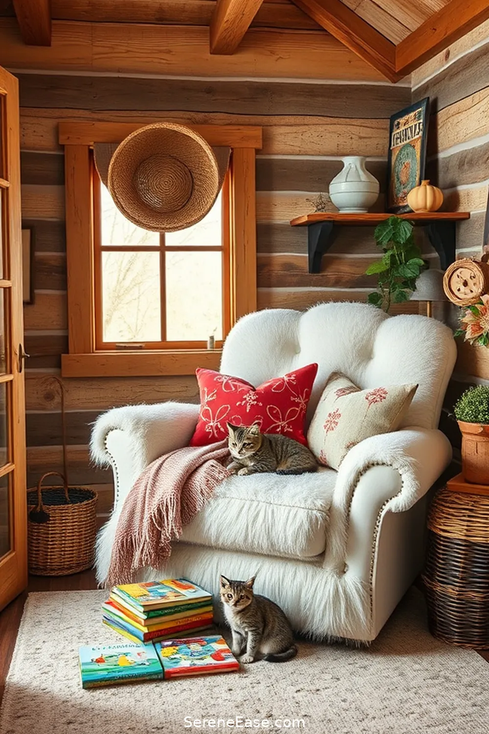 22 Bold and Bright Ideas for Rustic Nursery Style 20 Create a Reading Nook for 22 Bold and Bright Ideas for Rustic Nursery Style