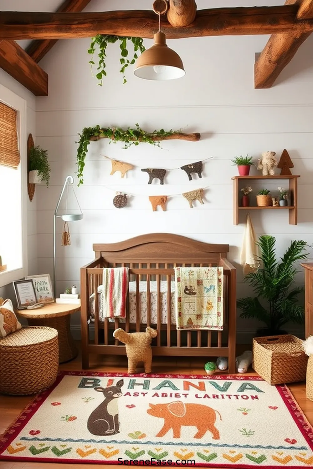 22 Bold and Bright Ideas for Rustic Nursery Style 8 Implement Nature-Inspired Decor for 22 Bold and Bright Ideas for Rustic Nursery Style