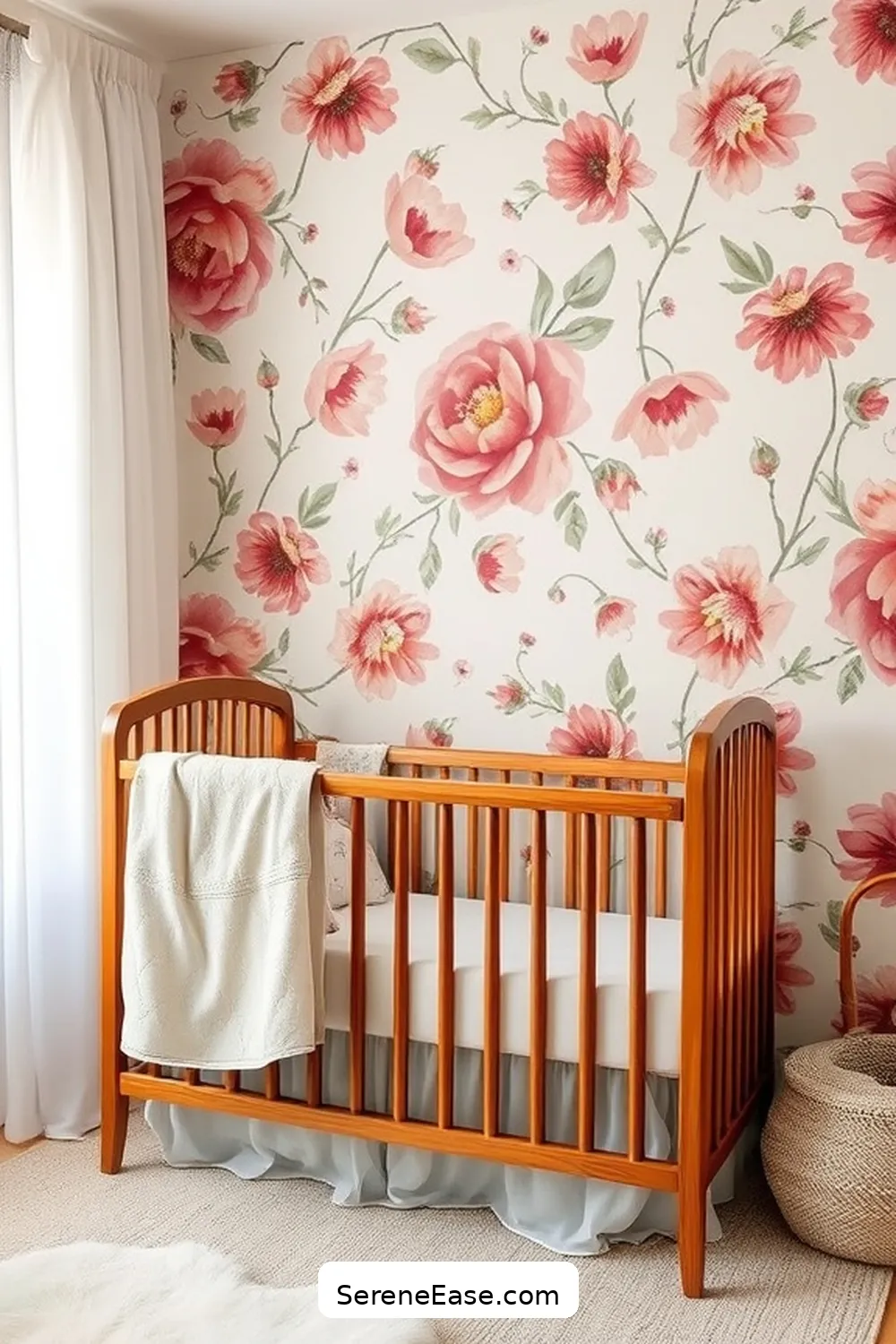 22 Bold and Bright Ideas for Rustic Nursery Style 15 Use Charming Wallpaper for 22 Bold and Bright Ideas for Rustic Nursery Style
