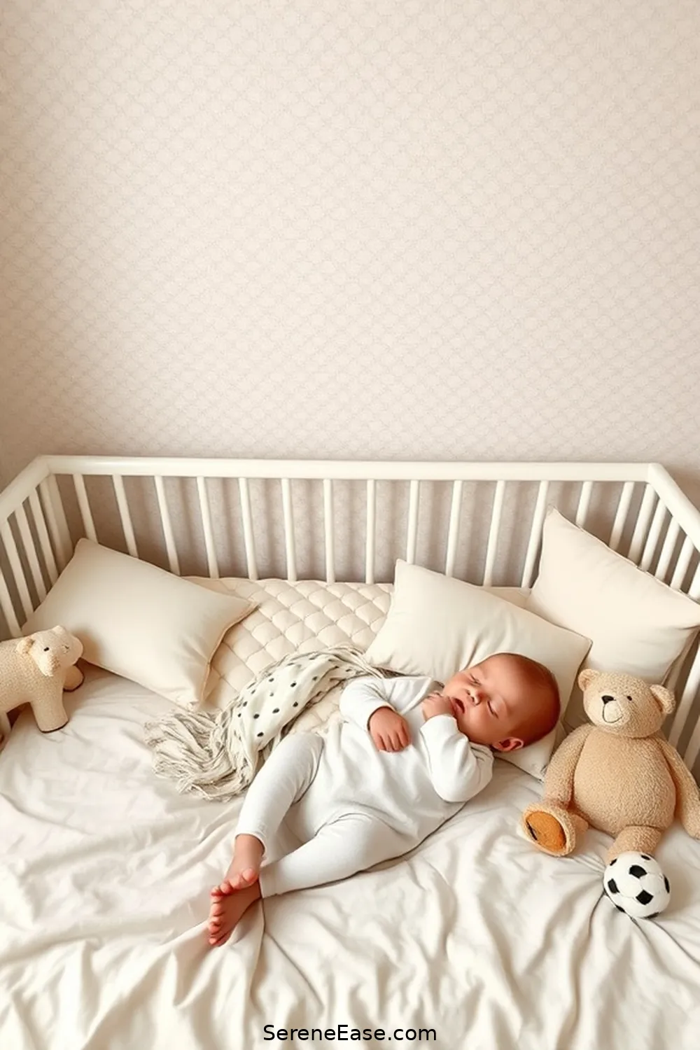 22 Inspiring Ideas for a Neutral Tones Nursery in Minimalist Style 14 Subtle Patterns and Prints for 22 Inspiring Ideas for a Neutral Tones Nursery in Minimalist Style