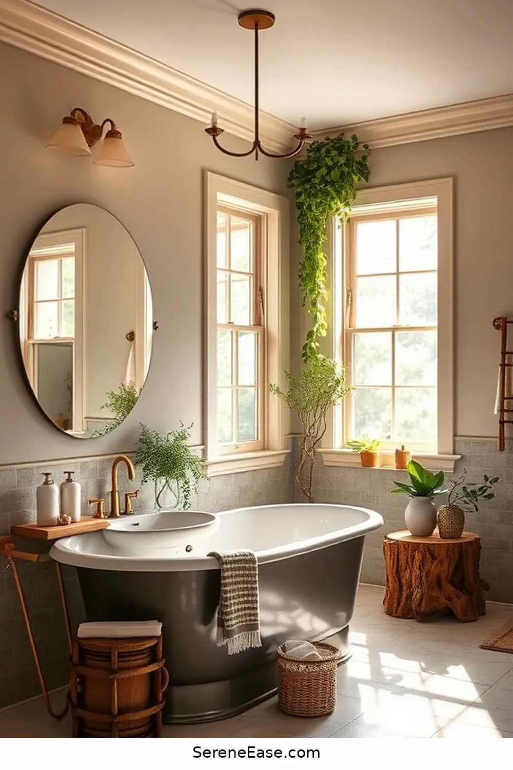 22 Stunning Metallic Accents to Elevate Your Modern Farmhouse Bathroom Style 19 Brass Vanity Lighting for 22 Stunning Metallic Accents to Elevate Your Modern Farmhouse Bathroom Style