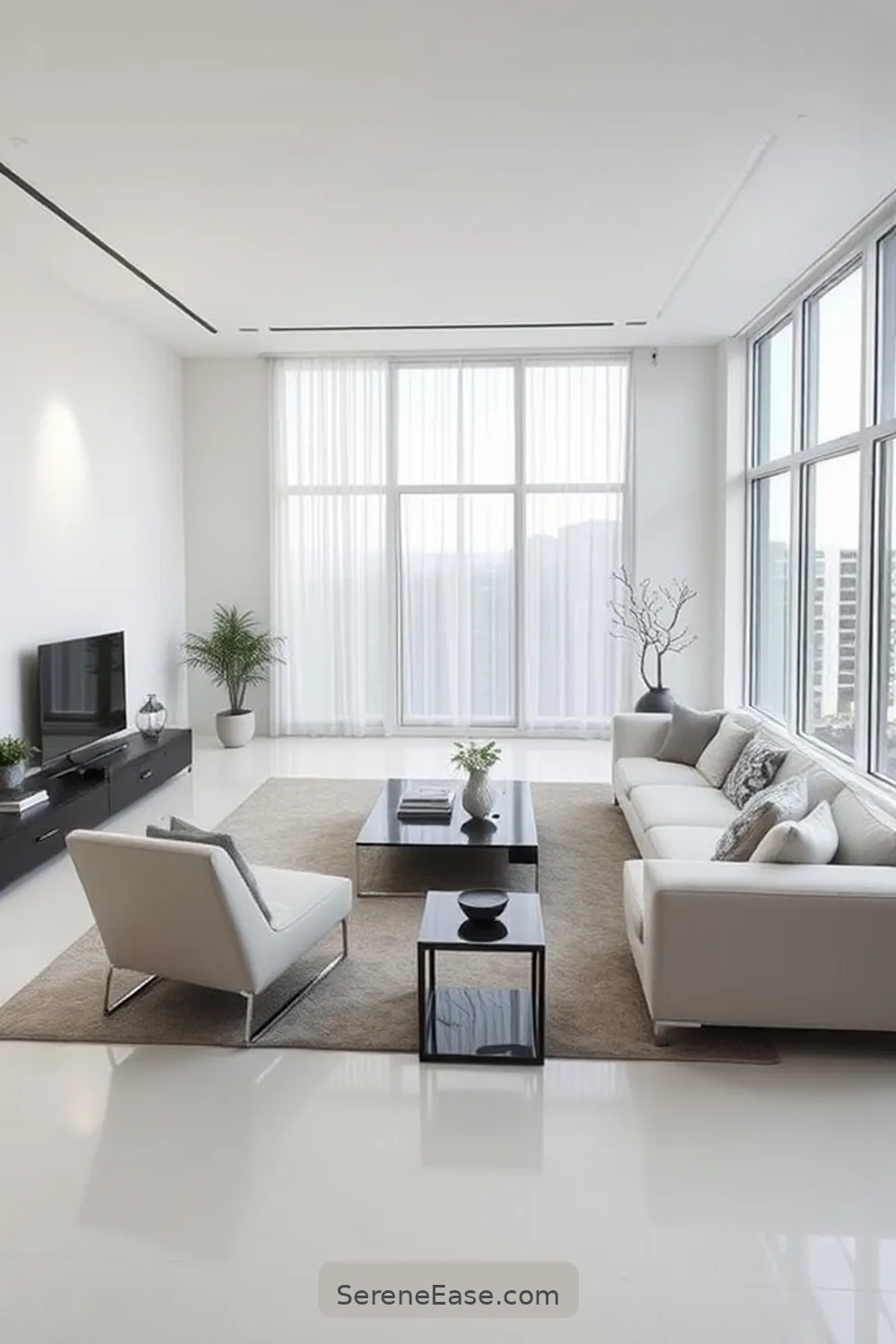22 Tips for a Monochromatic Minimalist Living Room Style 23 Regularly Declutter Your Space for 22 Tips for a Monochromatic Minimalist Living Room Style