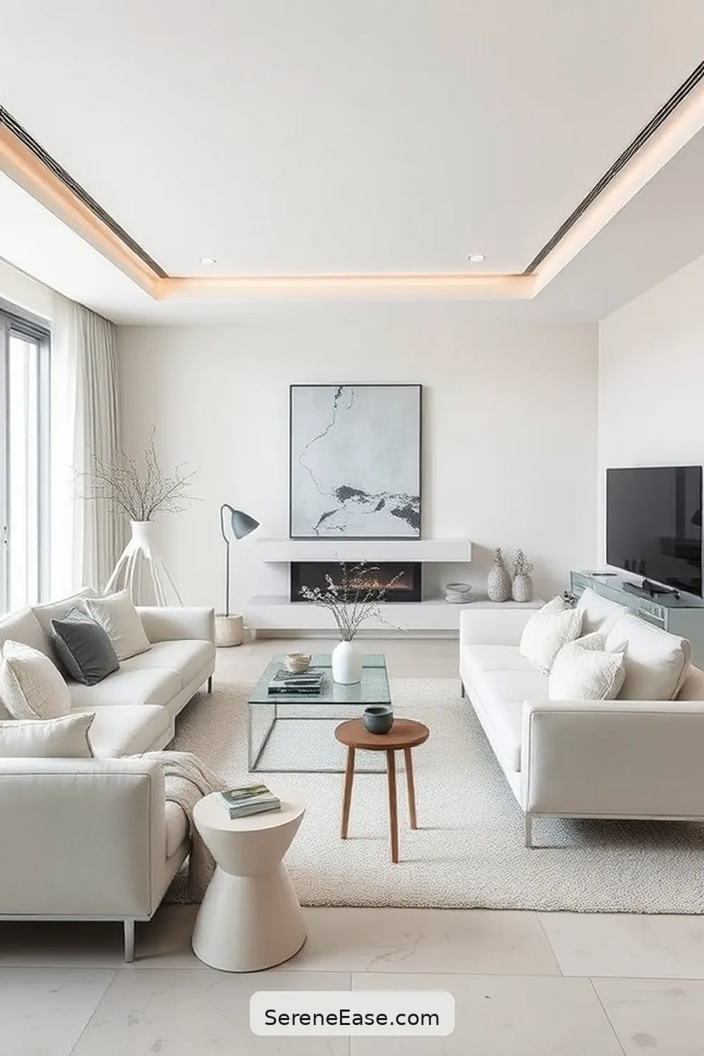 22 Tips for a Monochromatic Minimalist Living Room Style 22 Stick to a Consistent Style for 22 Tips for a Monochromatic Minimalist Living Room Style