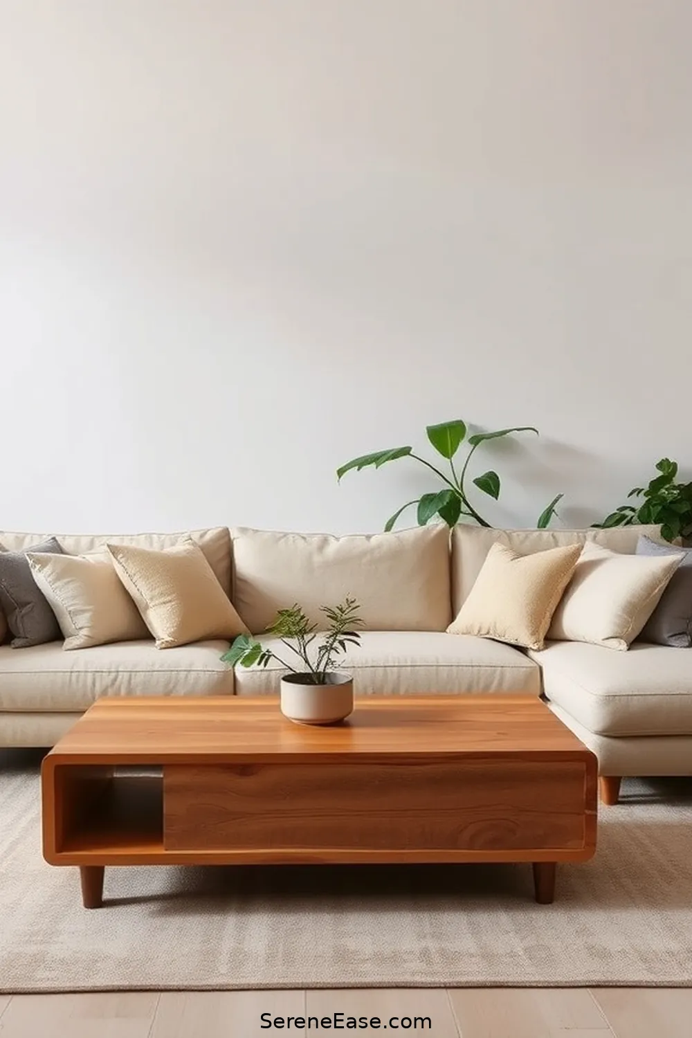 22 Tips for a Monochromatic Minimalist Living Room Style 9 Use Natural Materials for 22 Tips for a Monochromatic Minimalist Living Room Style