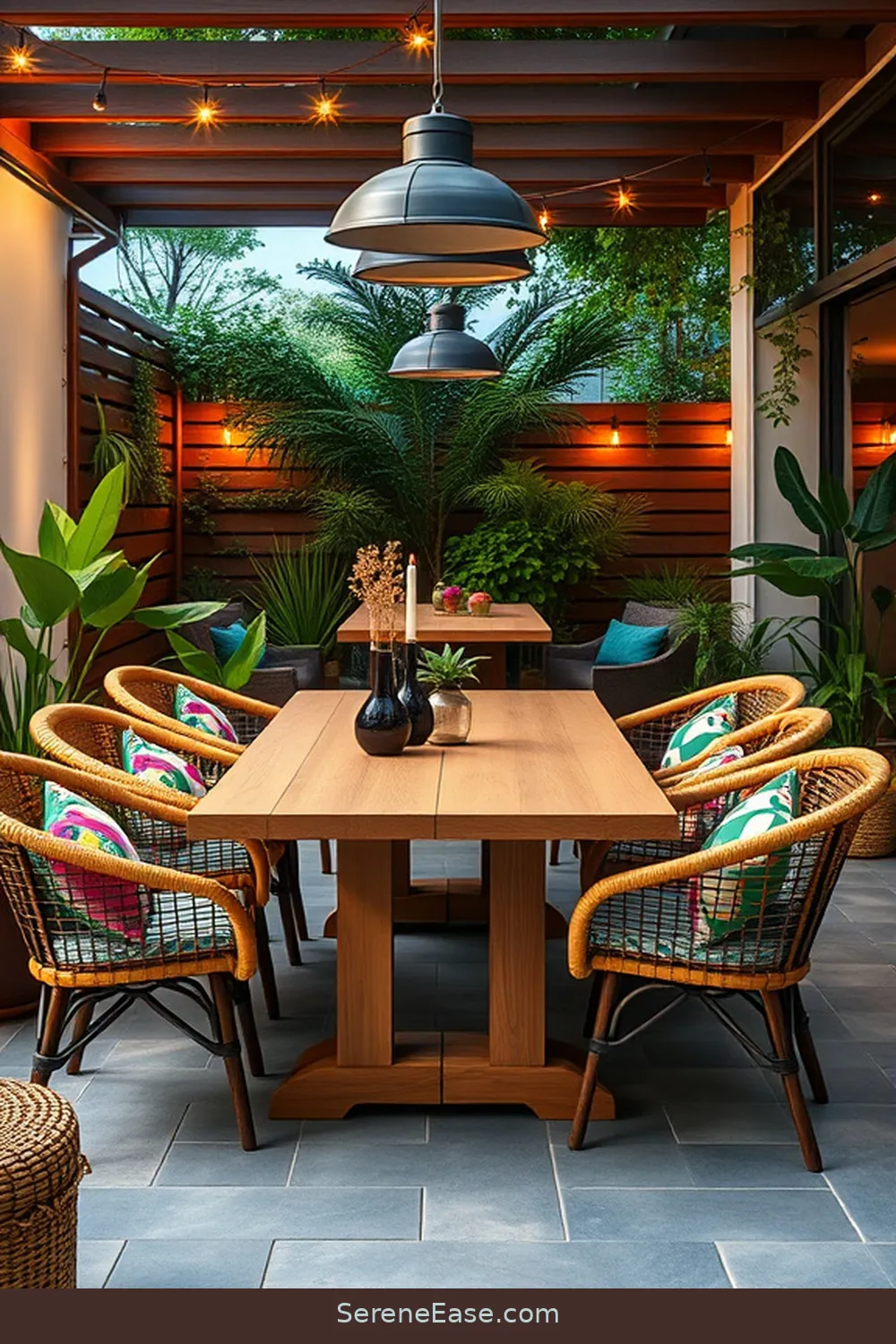 22 Ways to Achieve Bold Bright Scandinavian Style for Your Outdoor Patio 20 Create a Functional Dining Area for 22 Ways to Achieve Bold Bright Scandinavian Style for Your Outdoor Patio