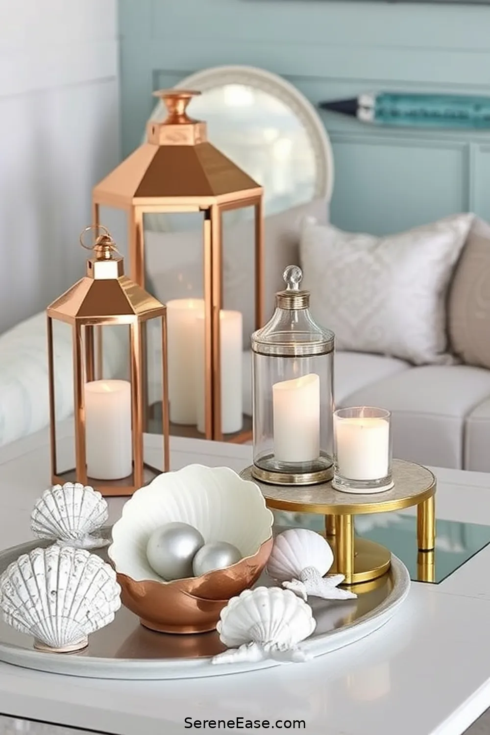 22 Ways to Add Metallic Accents to Your Coastal Style Garage 23 Metallic Accessories for Coastal Decor for 22 Ways to Add Metallic Accents to Your Coastal Style Garage