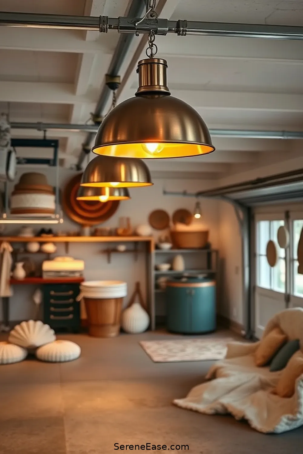 22 Ways to Add Metallic Accents to Your Coastal Style Garage 8 Metallic Light Fixtures for 22 Ways to Add Metallic Accents to Your Coastal Style Garage