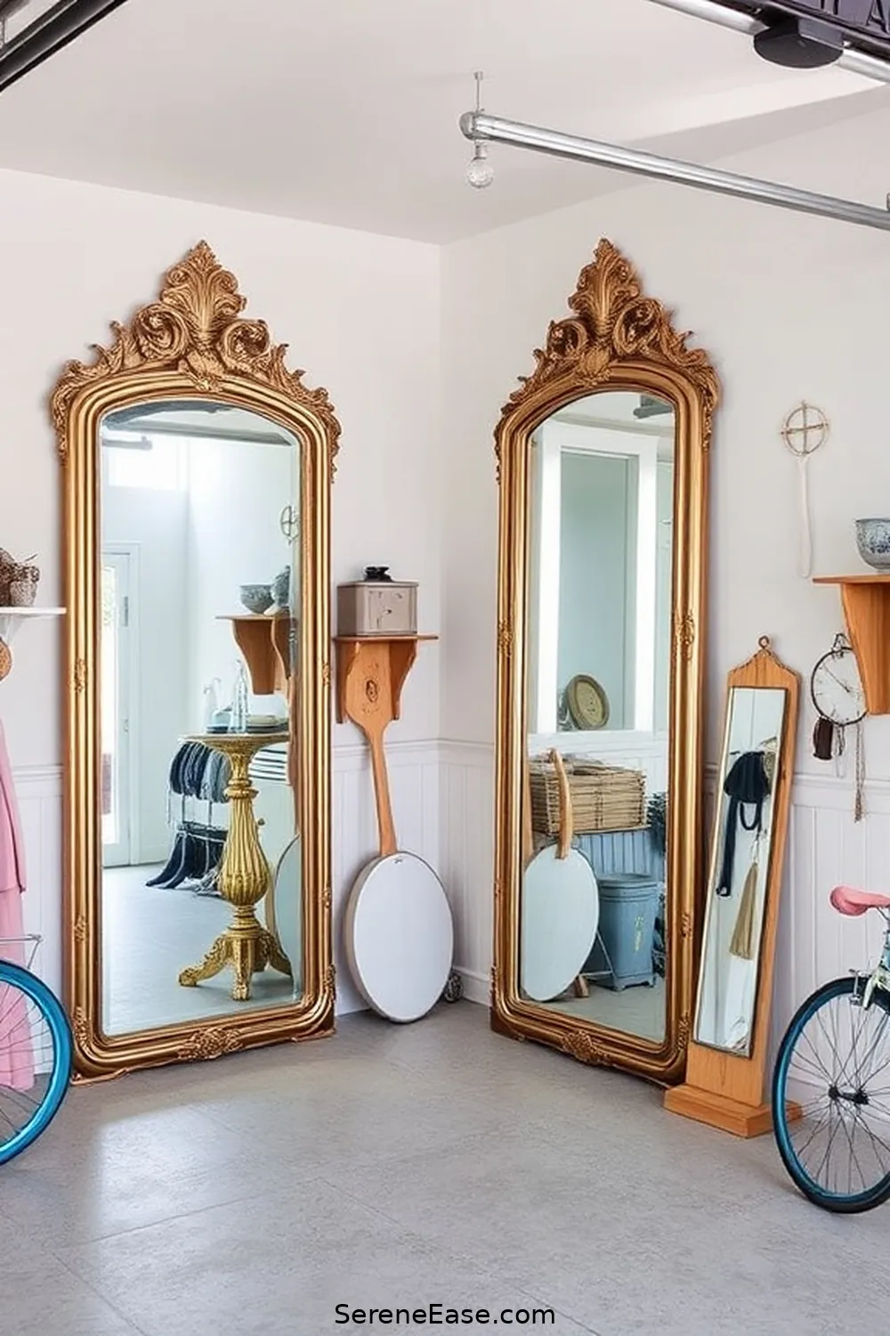 22 Ways to Add Metallic Accents to Your Coastal Style Garage 6 Reflective Surfaces With Mirrors for 22 Ways to Add Metallic Accents to Your Coastal Style Garage