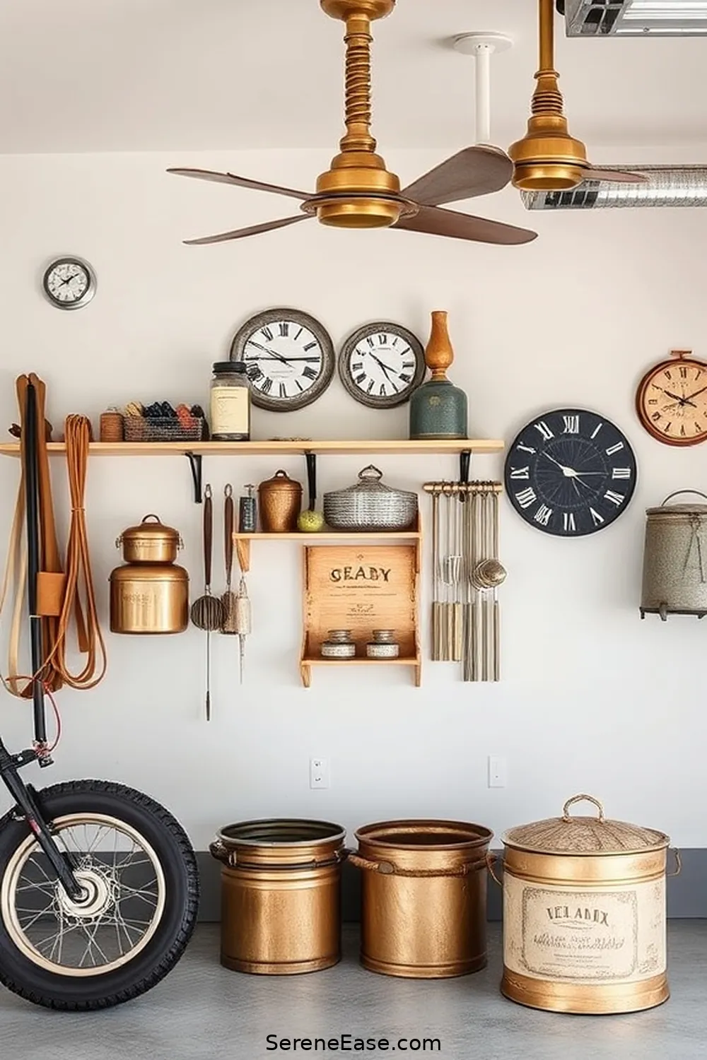 22 Ways to Add Metallic Accents to Your Coastal Style Garage 11 Vintage-Inspired Metallic Decor for 22 Ways to Add Metallic Accents to Your Coastal Style Garage
