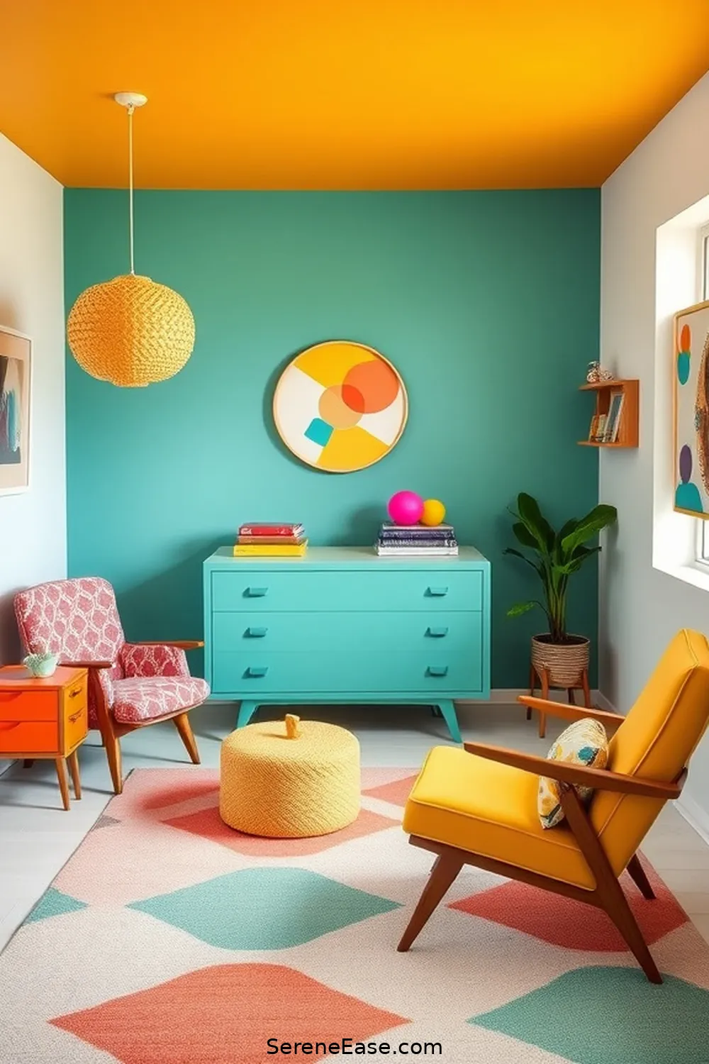 22 Ways to Create a Bold and Bright Nursery in Mid-Century Modern Style 4 Select Mid-Century Modern Furniture for 22 Ways to Create a Bold and Bright Nursery in Mid-Century Modern Style