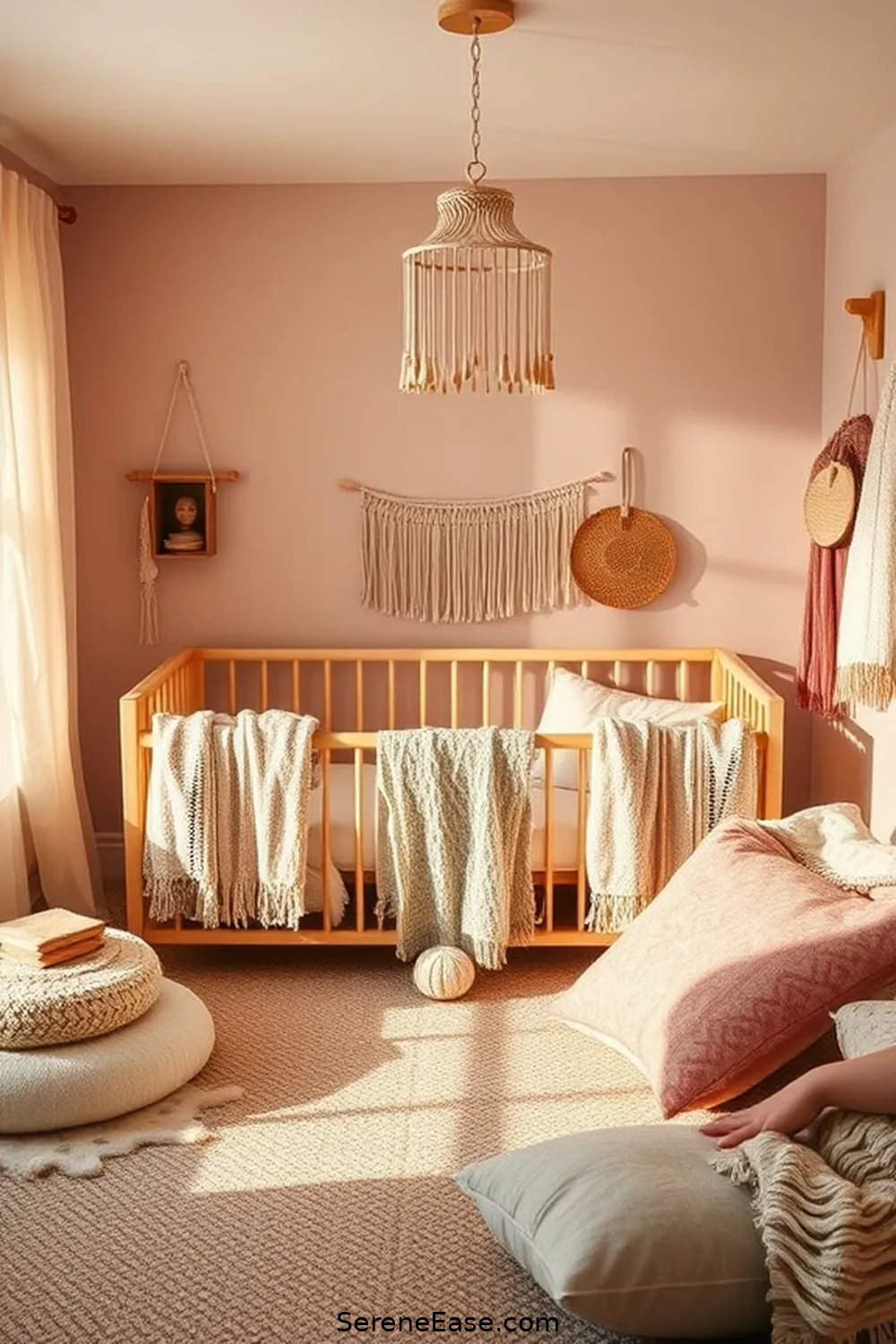22 Ways to Create a Monochromatic Bohemian Style Nursery 13 Choose Ambient Lighting for 22 Ways to Create a Monochromatic Bohemian Style Nursery