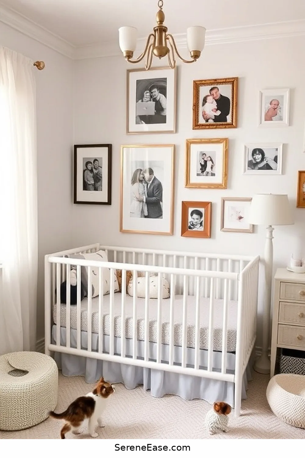 22 Ways to Create a Monochromatic Bohemian Style Nursery 19 Display Family Photos for 22 Ways to Create a Monochromatic Bohemian Style Nursery