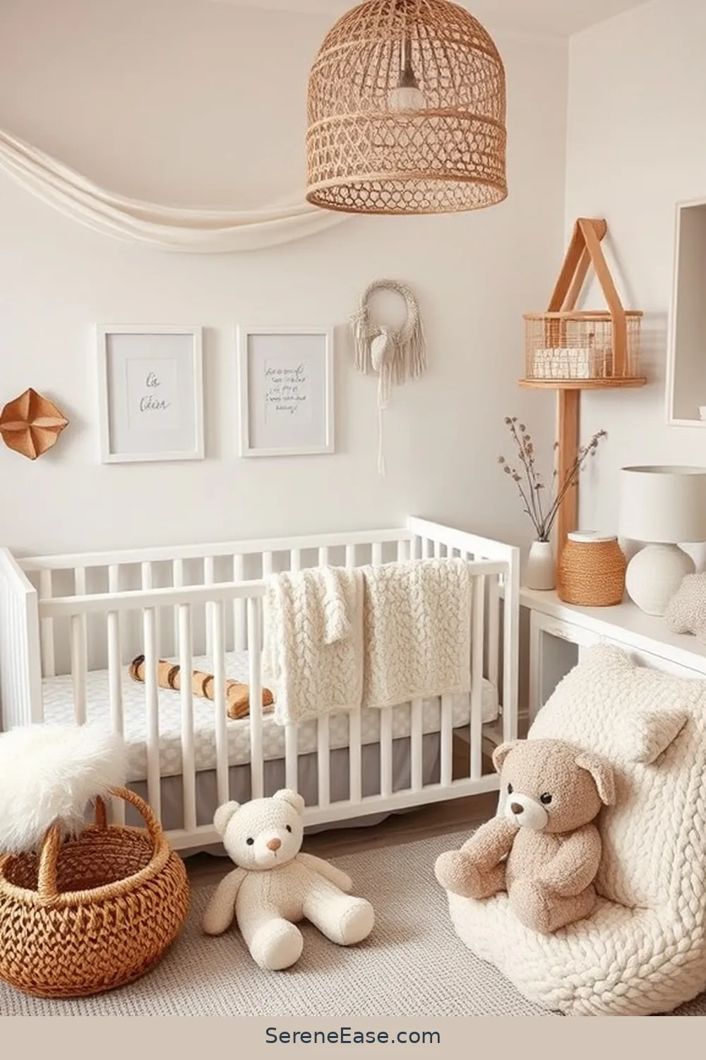 22 Ways to Create a Monochromatic Bohemian Style Nursery 23 Personalize With Meaningful Keepsakes for 22 Ways to Create a Monochromatic Bohemian Style Nursery