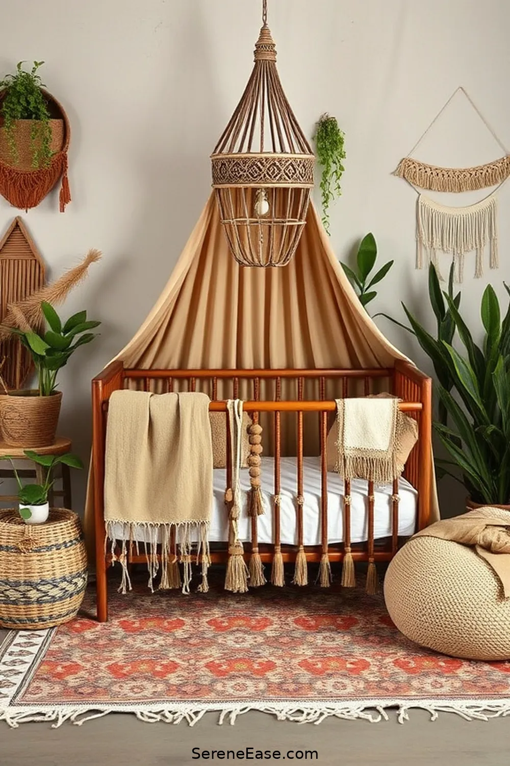 22 Ways to Create a Monochromatic Bohemian Style Nursery 6 Select Unique Crib Designs for 22 Ways to Create a Monochromatic Bohemian Style Nursery