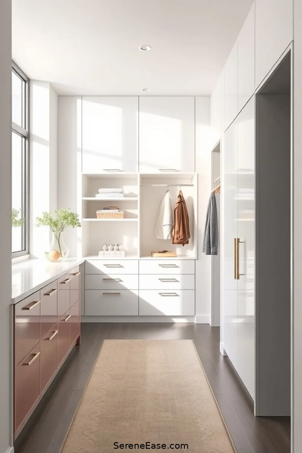 22 Ways to Create a Monochromatic Hallway in Mid-Century Modern Style 13 Choose Stylish Storage Solutions for 22 Ways to Create a Monochromatic Hallway in Mid-Century Modern Style