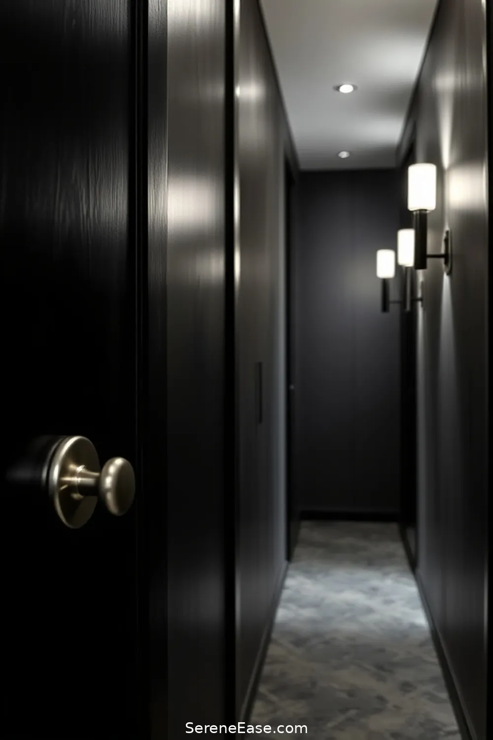 22 Ways to Create a Monochromatic Hallway in Mid-Century Modern Style 17 Select Coordinating Hardware for 22 Ways to Create a Monochromatic Hallway in Mid-Century Modern Style