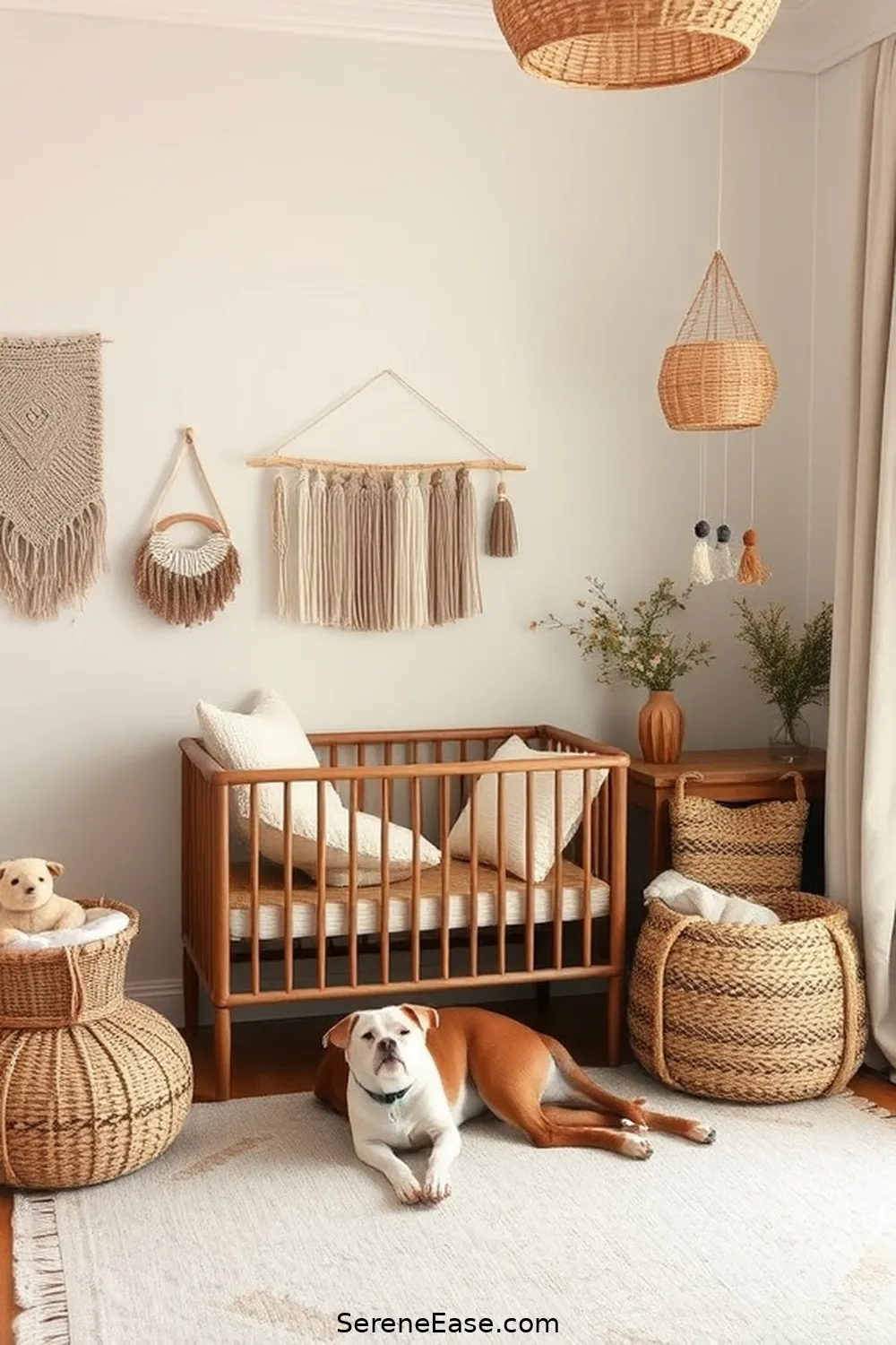 Incorporate Handmade Decor for 22 Ways to Incorporate Earth Tones in Minimalist Nursery Style