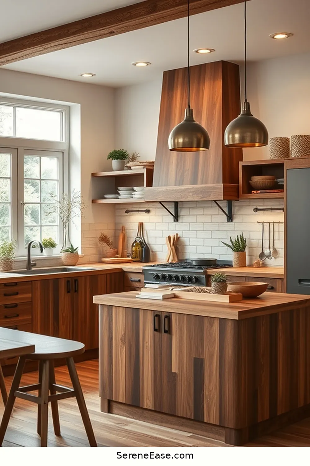 22 Ways to Incorporate Earth Tones in Scandinavian Style Kitchens 18 Use Reclaimed Wood for Accents for 22 Ways to Incorporate Earth Tones in Scandinavian Style Kitchens