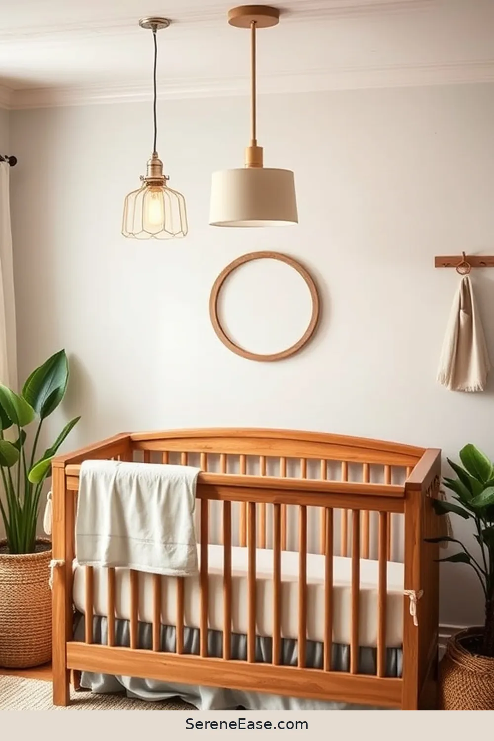 22 Ways to Incorporate Neutral Tones in Modern Farmhouse Nursery Style 14 Choose Simple Lighting Fixtures for 22 Ways to Incorporate Neutral Tones in Modern Farmhouse Nursery Style