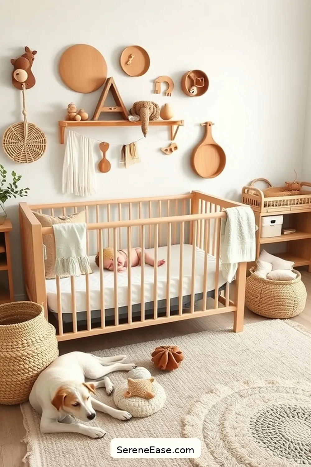 22 Ways to Incorporate Neutral Tones in Modern Farmhouse Nursery Style 16 Incorporate Handcrafted Touches for 22 Ways to Incorporate Neutral Tones in Modern Farmhouse Nursery Style