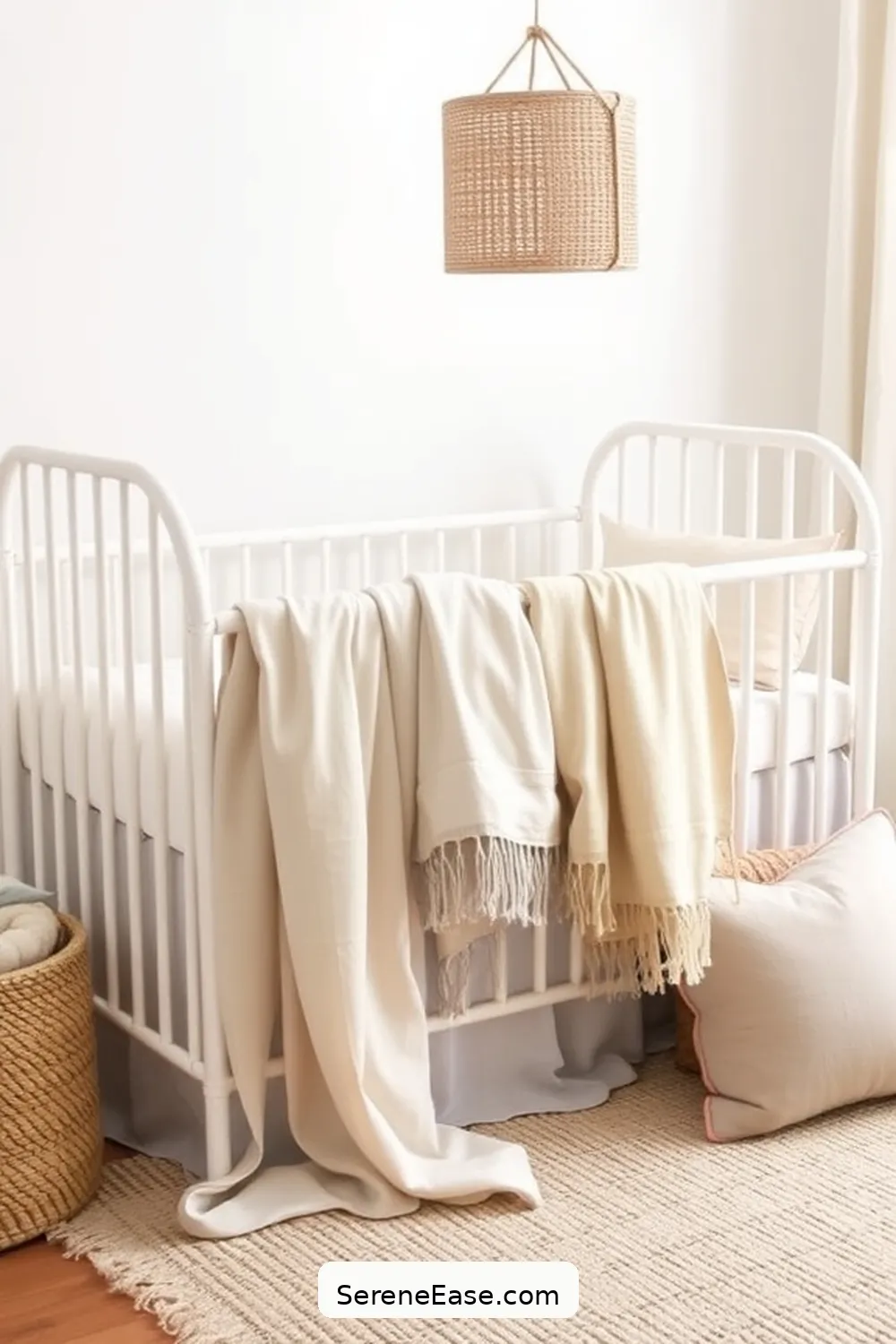 22 Ways to Incorporate Neutral Tones in Modern Farmhouse Nursery Style 4 Incorporate Linen Textiles for 22 Ways to Incorporate Neutral Tones in Modern Farmhouse Nursery Style