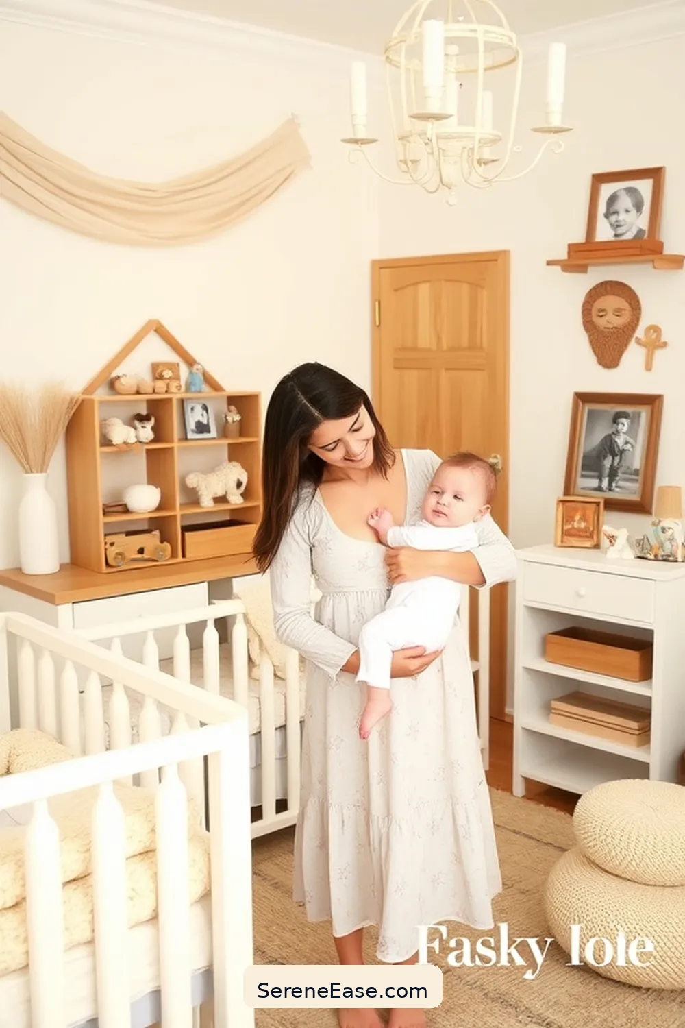 22 Ways to Incorporate Neutral Tones in Modern Farmhouse Nursery Style 23 Incorporate Personal Keepsakes for 22 Ways to Incorporate Neutral Tones in Modern Farmhouse Nursery Style