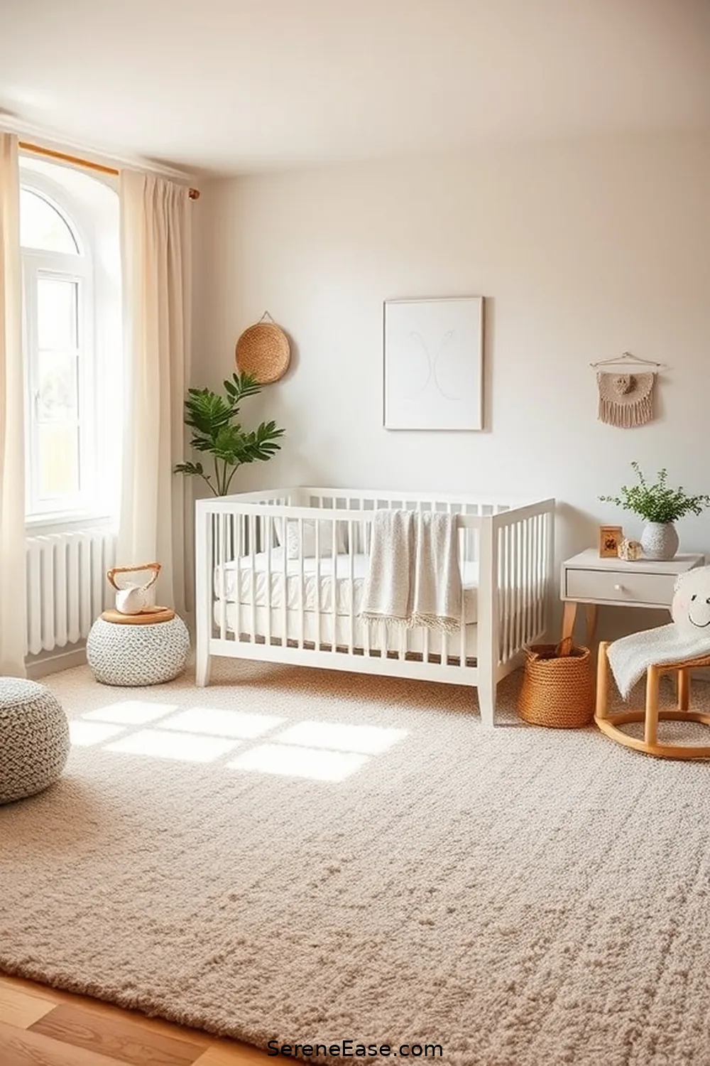 22 Ways to Incorporate Neutral Tones in Modern Farmhouse Nursery Style 22 Introduce Natural Fiber Carpets for 22 Ways to Incorporate Neutral Tones in Modern Farmhouse Nursery Style