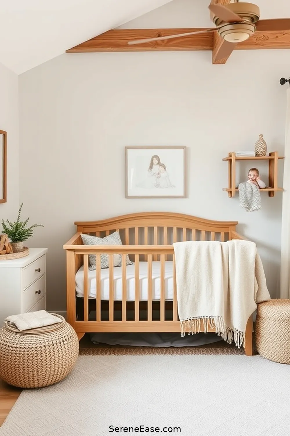 22 Ways to Incorporate Neutral Tones in Modern Farmhouse Nursery Style 3 Opt for Natural Wood Elements for 22 Ways to Incorporate Neutral Tones in Modern Farmhouse Nursery Style