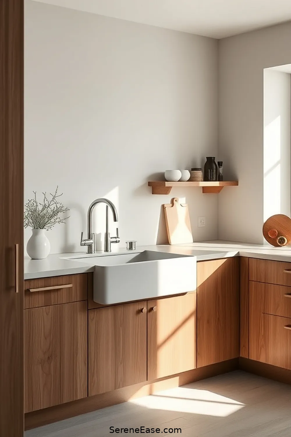 Choose a Neutral Sink for 22 Ways to Incorporate Neutral Tones in Scandinavian Style Kitchens