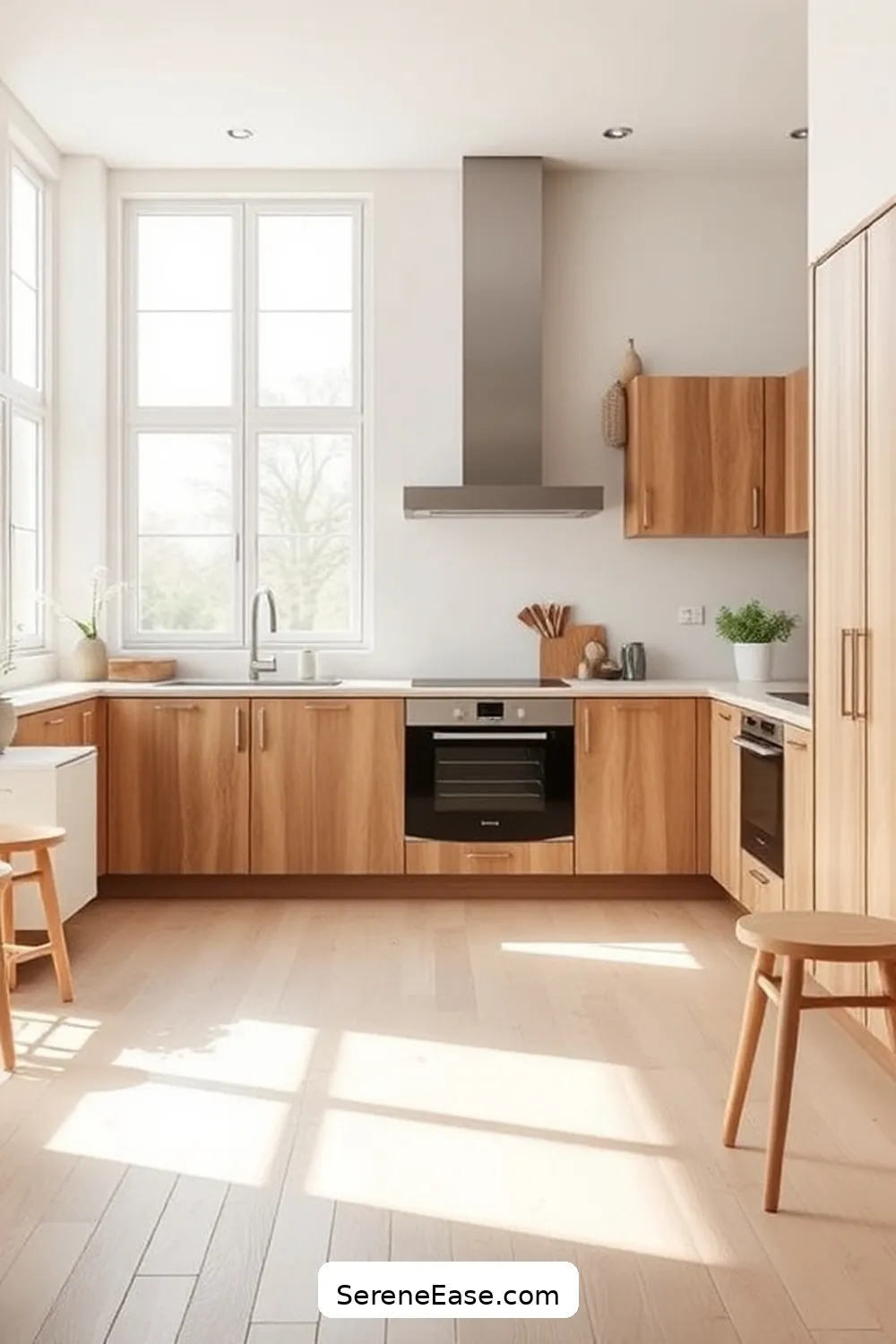 Keep Flooring Neutral for 22 Ways to Incorporate Neutral Tones in Scandinavian Style Kitchens