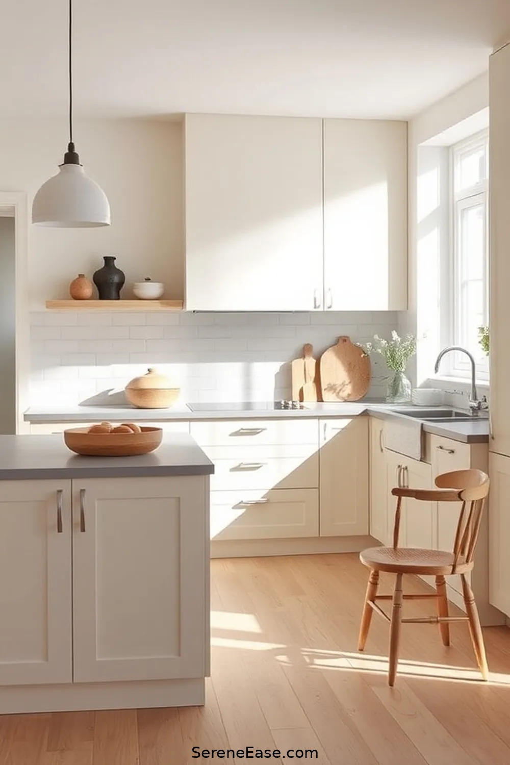 Utilize Monochromatic Color Schemes for 22 Ways to Incorporate Neutral Tones in Scandinavian Style Kitchens
