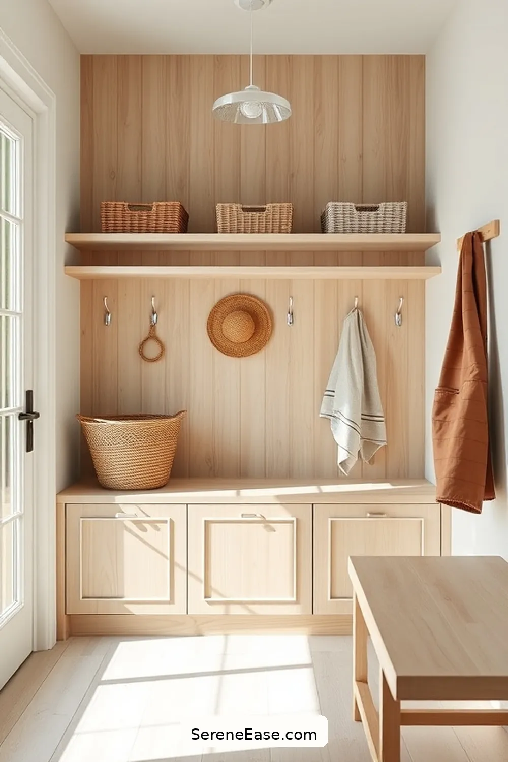 22 Ways to Incorporate Neutral Tones in Your Scandinavian Style Entryway 11 Add Functional Storage Solutions for 22 Ways to Incorporate Neutral Tones in Your Scandinavian Style Entryway