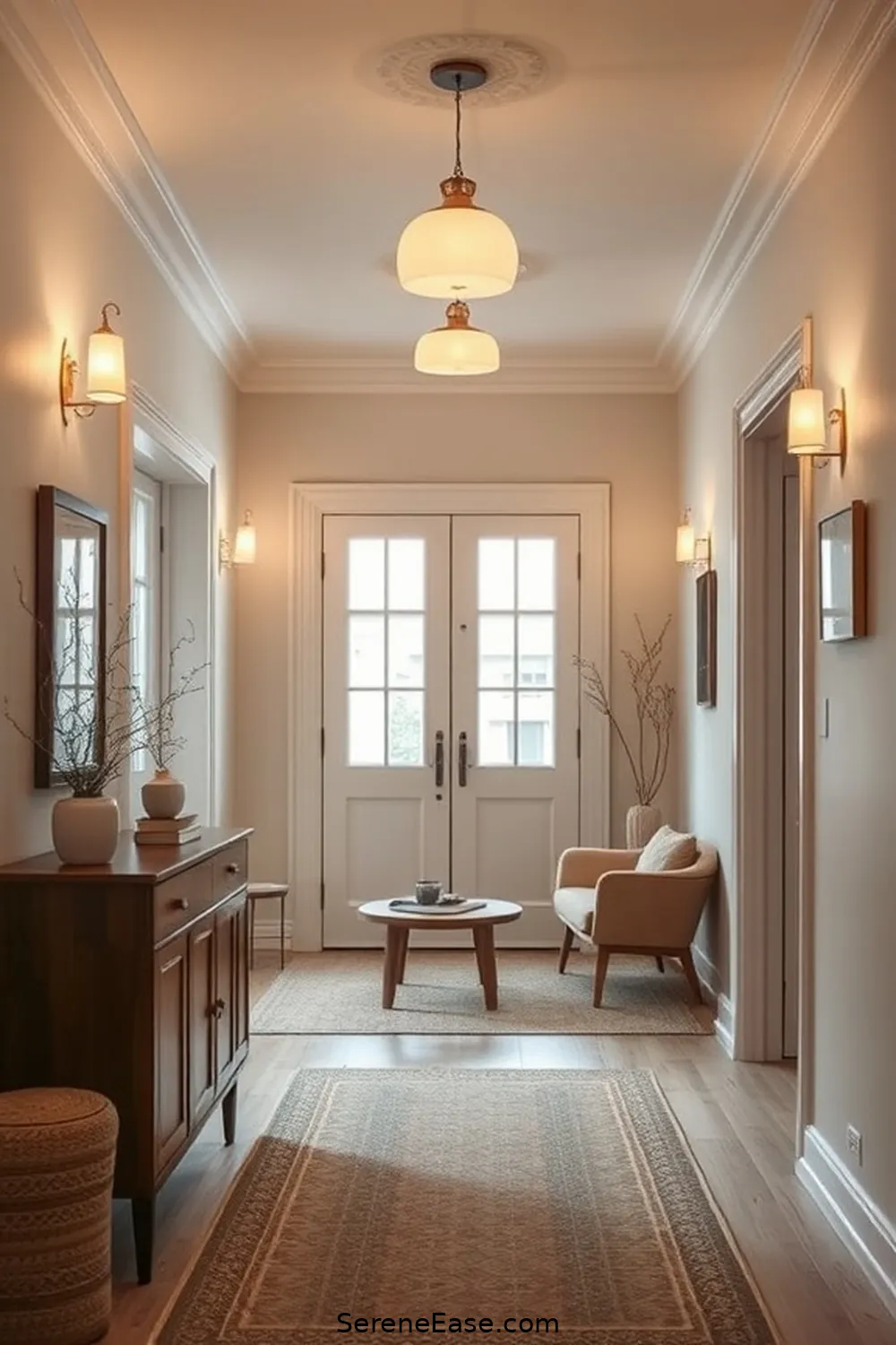 22 Ways to Incorporate Neutral Tones in Your Scandinavian Style Entryway 10 Install Soft Lighting Fixtures for 22 Ways to Incorporate Neutral Tones in Your Scandinavian Style Entryway